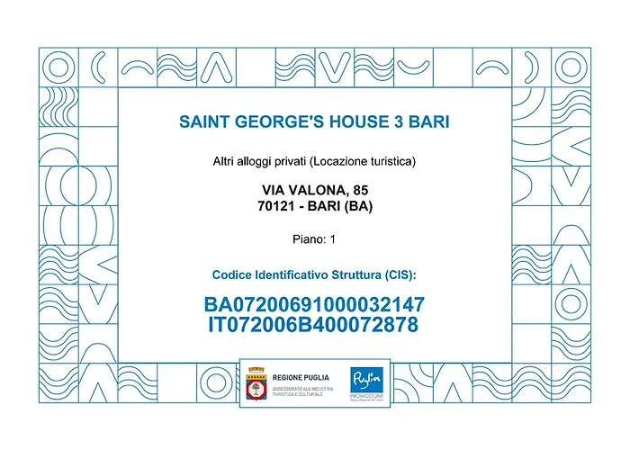 Appartement Saint George's House 3 Bari